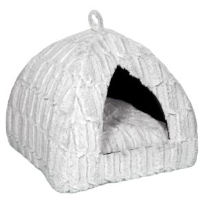 Beds & Blankets | Bamboo Plush Igloo Cat Bed – One Size – 40Cm X 40Cm X 35Cm Beds & Blankets Beds & Blankets