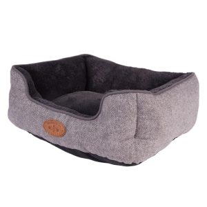 Beds & Blankets | & Co Herringbone Square Dog Bed – M – Medium Beds & Blankets Beds & Blankets