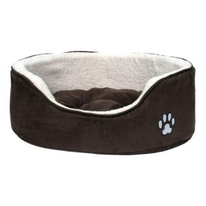 Beds & Blankets | Sams Luxury Oval Dog Bed – Chocolate Brown – Large – 74Cm X 57Cm X 26Cm Beds & Blankets Beds & Blankets