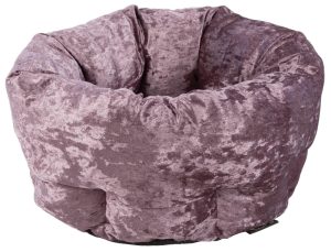 Beds & Blankets | Velvet Donut Dog Bed – Purple – 45Cm X 45Cm X 25Cm Beds & Blankets Beds & Blankets