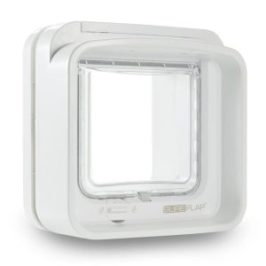 Cat Flaps & Doors | Dualscan Microchip Cat Flap – White Cat Cat Flaps & Doors