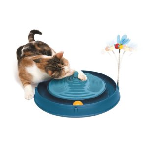 Catnip Toys | Play Circuit Massage Cat Toy – Blue – 7.5Cm X 36Cm X 38Cm Cat Catnip Toys