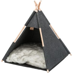 Duvet Beds | Tipi Cuddly Cave Cat Bed – Anthracite – Anthracite Cat Cats