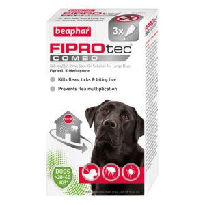 Flea, Tick & Worm | Beaphar Combo For Large Dogs (>20-40Kg) – 3 Pipettes Dog Dog