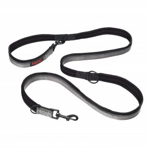 Leads & Harnesses | Double Ended Dog Lead – Black – Large – 200Cm X 2.5Cm Dog Dog