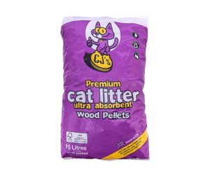 Litter & Litter Trays | Cj’s Wood Pellets Ultra Absorbent Cat Litter – 30L Cat Cats