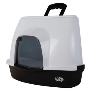 Litter & Litter Trays | Corner Cat Litter Tray With Hood – Litter Tray With Hood Cat Cats