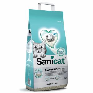 Litter & Litter Trays | Fragrance Free Clumping White Cat Litter – 10L Cat Cats