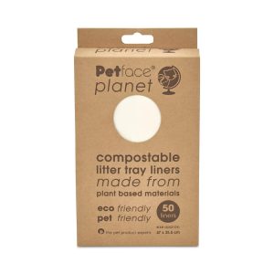 Litter & Litter Trays | Planet Compostable Cat Litter Tray Liners 50 Pack – 47Cm X 35.5Cm Cat Cats