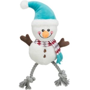 Plush & Soft Toys | Christmas Multicolour Plush Snowman Dog Toy – 41Cm Dog Dog