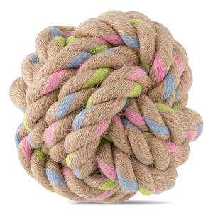 Plush & Soft Toys | Hemp Rope Ball Dog Toy – Large – 9Cm X 9Cm X 9Cm Dog Dog