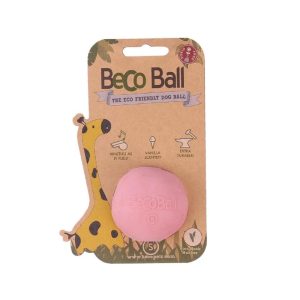 Plush & Soft Toys | Natural Rubber Treat Dispensing Ball Dog Toy – Pink – Small – 5Cm X 5Cm Dog Dog