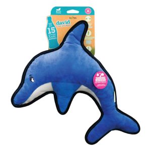 Plush & Soft Toys | Rough & Tough Dolphin Dog Toy – Large – 29.5Cm X 7Cm X 29.5Cm Dog Dog