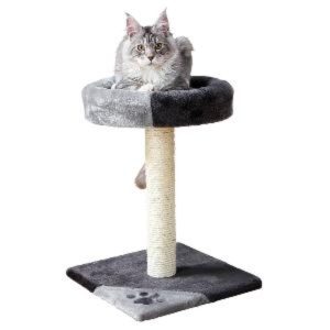 Scratching Trees & Posts | Tarifa Cat Scratching Post – Grey & Black – 35Cm X 35Cm X 52Cm Cat Cats