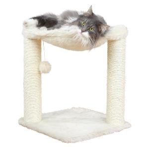 Scratching Trees & Posts | Wild Cat Scratching Board – Cream – 41Cm X 41Cm X 50Cm Cat Cats