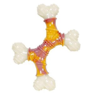 Tough Toys | Bacon & Maple Nylon Cross Dog Toy – L – Large Dog Dog