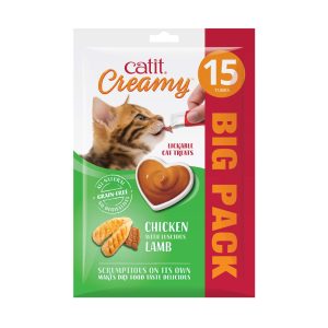 Treats | Creamy Grain-Free Adult Cat Treats – Chicken & Lamb – 50 X 10G – Chicken & Lamb Cat Cats