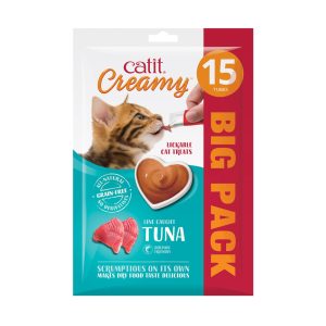 Treats | Creamy Grain-Free Adult Cat Treats – Tuna – 15 Pack – Tuna Cat Cats