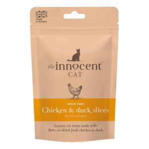 Treats | The Innocent Grain-Free Cat Treats – Chicken, Duck & Catnip- 70G – Chicken & Duck Cat Cats