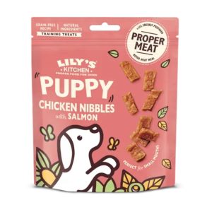 Treats & Training | Chicken Nibbles With Salmon Puppy Dog Treats – 70G Dog Dog