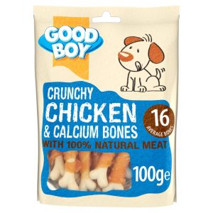 Treats & Training | Crunchy And Calcium Bones Small Puppy Dog Treats – Chicken – 100G Dog Dog