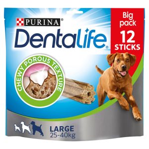 Treats & Training | Daily Oral Care Large Adult Dog Treats – Pack Of 12 For Larger Dogs (425G) Dog Dog