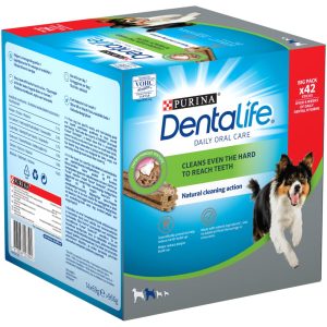 Treats & Training | Dentalife Medium Dental Chew Dog Treats 42 Sticks – 966G Dog Dog