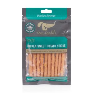 Treats & Training | Dog Deli Large Tasty Chicken Sweet Potato Sticks Dog Treats – 100G Dog Dog