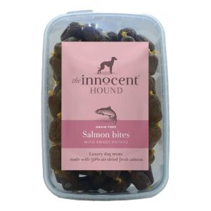 Treats & Training | Grain-Free Bites Dog Treats – Salmon With Sweet Potato – 600G Dog Dog