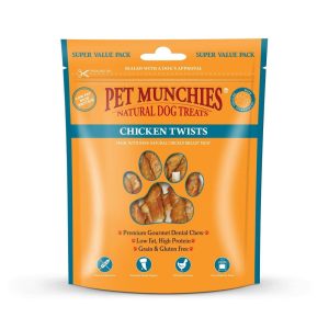 Treats & Training | Low Fat Puppy Twists Dog Treats – Chicken – 80G – Chicken Twists Dog Dog