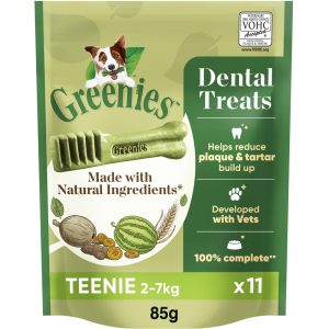 Treats & Training | Original Adult Teenie Dog Treats 11 X Dental Chews – 85G – Teenie Dog Dog