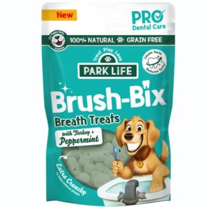 Treats & Training | Park Life Brush-Bix, Turkey & Peppermint Breath Dog Treats – 100G Dog Dog