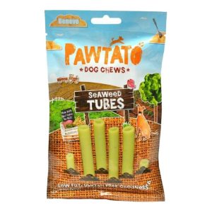 Treats & Training | Pawtato Vegan Tubes Dog Treats – Mint & Parsley – 100G – Mint & Parsley Dog Dog