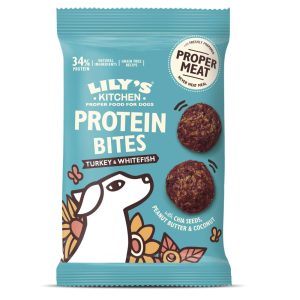 Treats & Training | Protein Bites Dog Treats – Turkey & White Fish – 40G – Turkey & White Fish Dog Dog