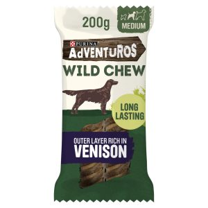 Treats & Training | Purina Wild Chew Medium Adult Dog Treats – Venison – 200G – Venison Dog Dog