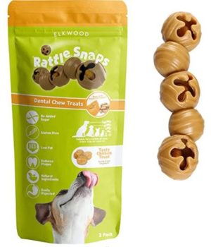 Treats & Training | Rattlesnaps Dental Chew Peanut & Pumpkin With Chicken – 2 Pieces Dog Dog