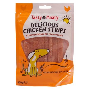 Treats & Training | Tasty And Meaty Delicious Chicken Strips Adult Dog Treat – 100G Dog Dog