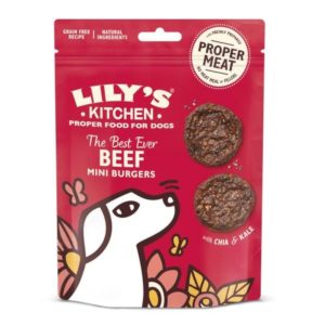 Treats & Training | The Best Ever Mini Burgers Grain-Free Dog Treats – Beef – 70G – Beef Dog Dog