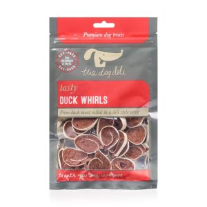 Treats & Training | The Dog Deli Premium Dog Treats – Duck Whirls – 5 X 100G – Duck Dog Dog