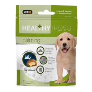 Treats & Training | Vetiq Healthy Calming Puppy Dog Treats – Chicken – 50G – Chicken Dog Dog