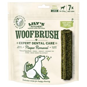 Treats & Training | Woofbrush Natural Dental Chew Large Dog Treats – Multipack – 329G Dog Dog