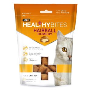 Treats | Vetiq Healthybites Hairball Remedy Cat & Kitten Treats – Chicken – 65G Cat Cats