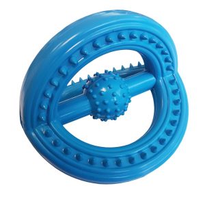 Tug & Chew Toys | Frame Ball Blue Tug Dog Toy – 14Cm Dog Dog