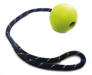 Tug & Chew Toys | Rope Ball Floater Black & Green Dog Toy – 6Cm Dog Dog