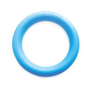 Tug & Chew Toys | Rubber Ring Blue Tug Dog Toy – 15Cm Dog Dog