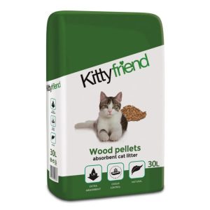 Litter & Litter Trays | Kittyfriend Wood Pellets Absorbent Cat Litter – 30L Cat Cats