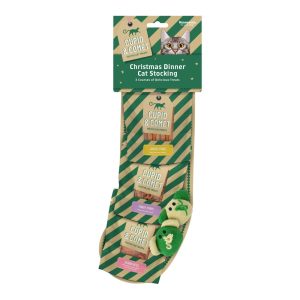 Treats | Christmas Dinner Cat Stocking – 1 Piece Cat Cats