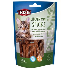 Treats | Premio Adult Mini Sticks Cat Treats – Chicken – 50G – Chicken & Rice Cat Cats